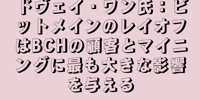 ドヴェイ・ワン氏：ビットメインのレイオフはBCHの顧客とマイニングに最も大きな影響を与える