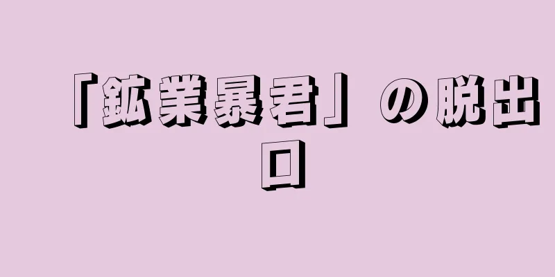 「鉱業暴君」の脱出口