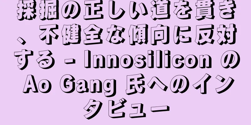 採掘の正しい道を貫き、不健全な傾向に反対する - Innosilicon の Ao Gang 氏へのインタビュー