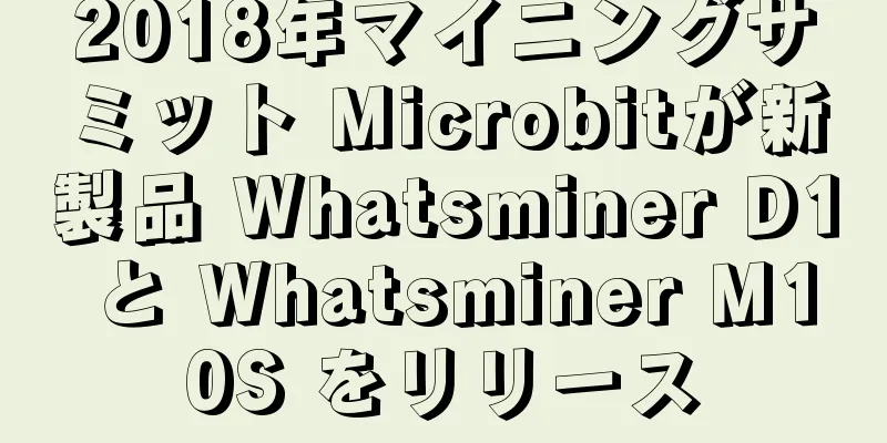2018年マイニングサミット Microbitが新製品 Whatsminer D1 と Whatsminer M10S をリリース
