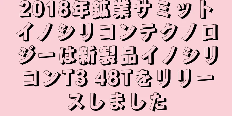 2018年鉱業サミットイノシリコンテクノロジーは新製品イノシリコンT3 48Tをリリースしました