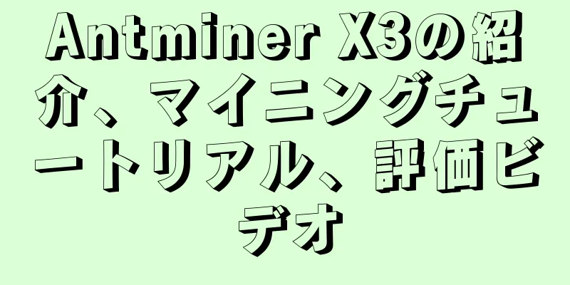 Antminer X3の紹介、マイニングチュートリアル、評価ビデオ