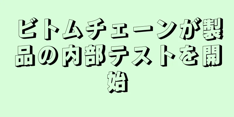 ビトムチェーンが製品の内部テストを開始