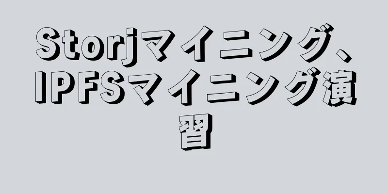 Storjマイニング、IPFSマイニング演習