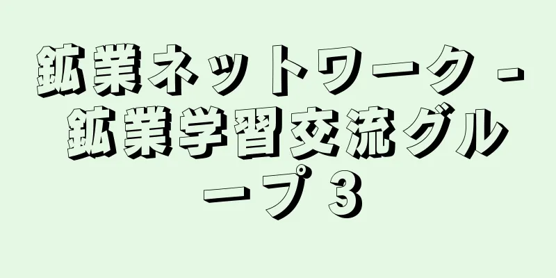 鉱業ネットワーク - 鉱業学習交流グループ 3