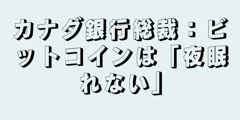 カナダ銀行総裁：ビットコインは「夜眠れない」
