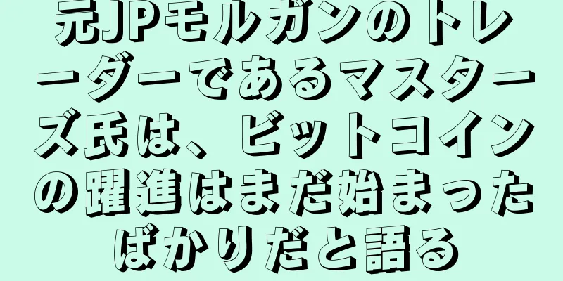 元JPモルガンのトレーダーであるマスターズ氏は、ビットコインの躍進はまだ始まったばかりだと語る