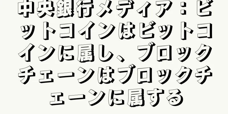 中央銀行メディア：ビットコインはビットコインに属し、ブロックチェーンはブロックチェーンに属する
