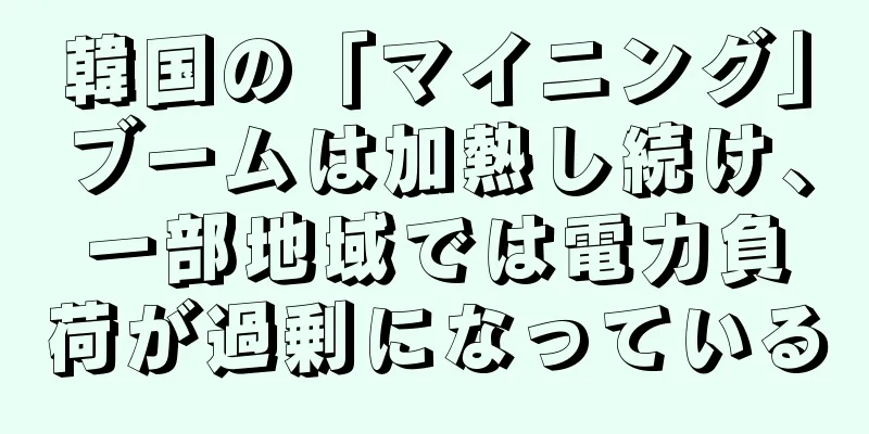 韓国の「マイニング」ブームは加熱し続け、一部地域では電力負荷が過剰になっている