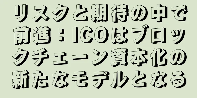 リスクと期待の中で前進：ICOはブロックチェーン資本化の新たなモデルとなる