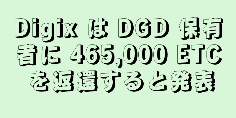 Digix は DGD 保有者に 465,000 ETC を返還すると発表