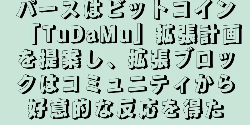 パースはビットコイン「TuDaMu」拡張計画を提案し、拡張ブロックはコミュニティから好意的な反応を得た
