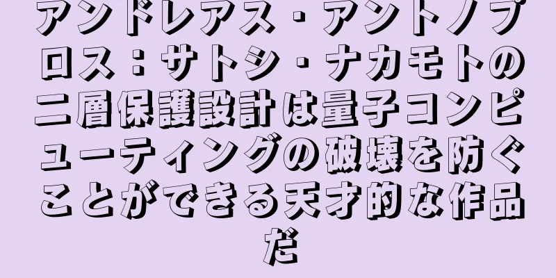 アンドレアス・アントノプロス：サトシ・ナカモトの二層保護設計は量子コンピューティングの破壊を防ぐことができる天才的な作品だ