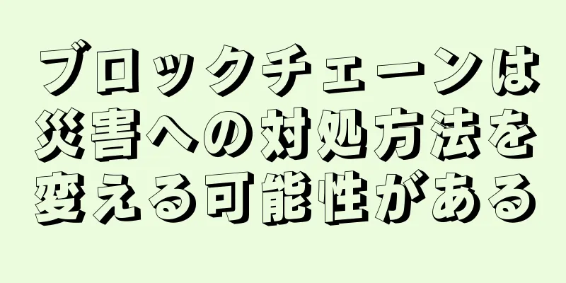 ブロックチェーンは災害への対処方法を変える可能性がある