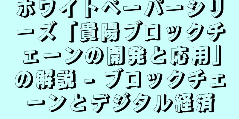 ホワイトペーパーシリーズ「貴陽ブロックチェーンの開発と応用」の解説 - ブロックチェーンとデジタル経済