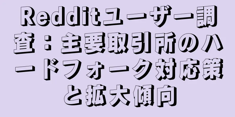 Redditユーザー調査：主要取引所のハードフォーク対応策と拡大傾向