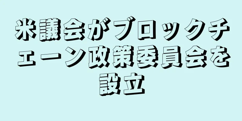 米議会がブロックチェーン政策委員会を設立