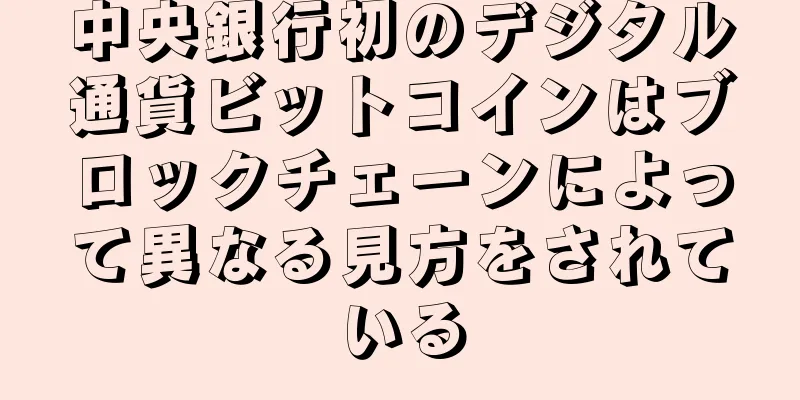 中央銀行初のデジタル通貨ビットコインはブロックチェーンによって異なる見方をされている
