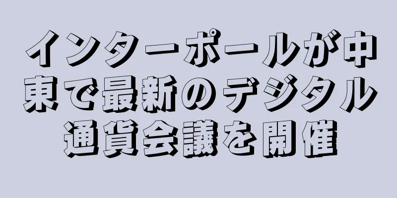 インターポールが中東で最新のデジタル通貨会議を開催
