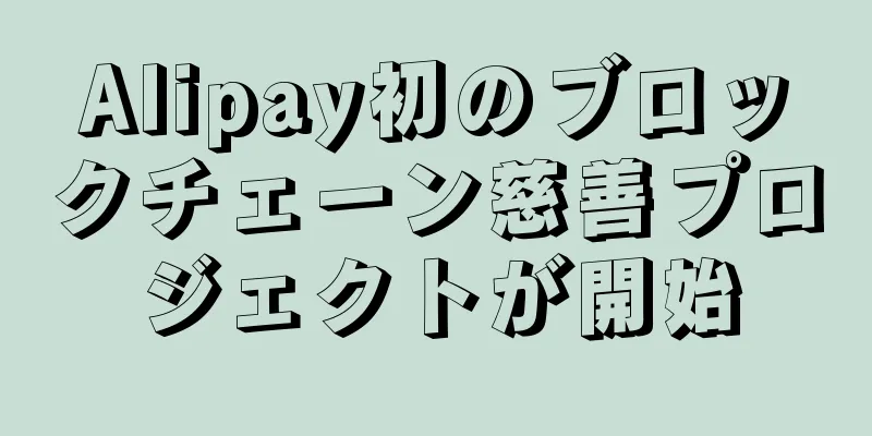 Alipay初のブロックチェーン慈善プロジェクトが開始