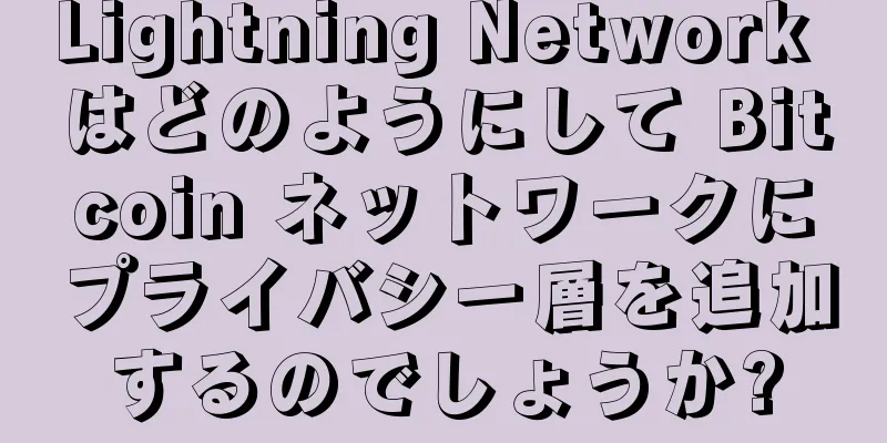 Lightning Network はどのようにして Bitcoin ネットワークにプライバシー層を追加するのでしょうか?