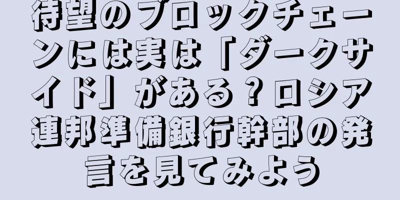 待望のブロックチェーンには実は「ダークサイド」がある？ロシア連邦準備銀行幹部の発言を見てみよう