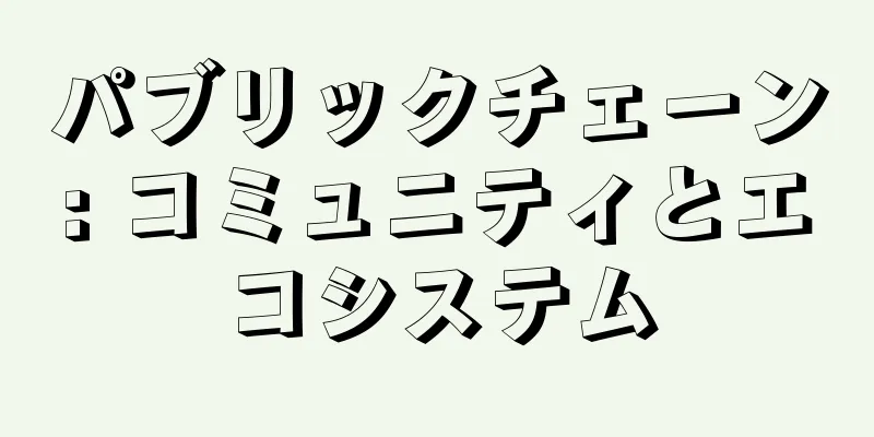 パブリックチェーン: コミュニティとエコシステム