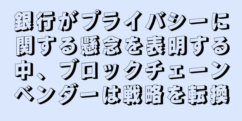 銀行がプライバシーに関する懸念を表明する中、ブロックチェーンベンダーは戦略を転換