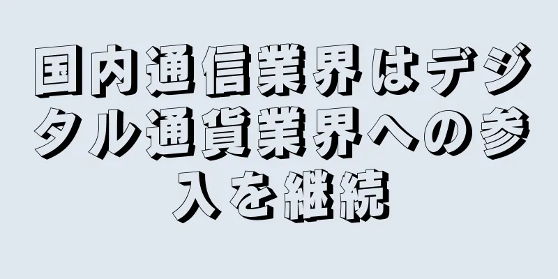 国内通信業界はデジタル通貨業界への参入を継続