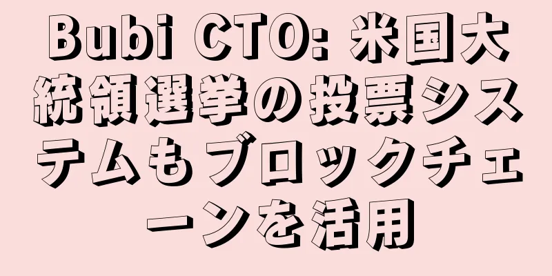 Bubi CTO: 米国大統領選挙の投票システムもブロックチェーンを活用