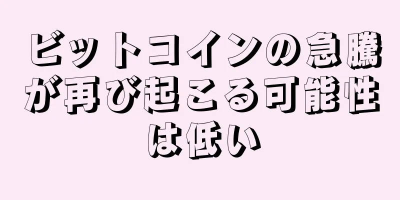 ビットコインの急騰が再び起こる可能性は低い