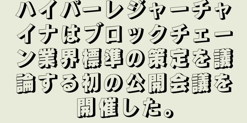 ハイパーレジャーチャイナはブロックチェーン業界標準の策定を議論する初の公開会議を開催した。