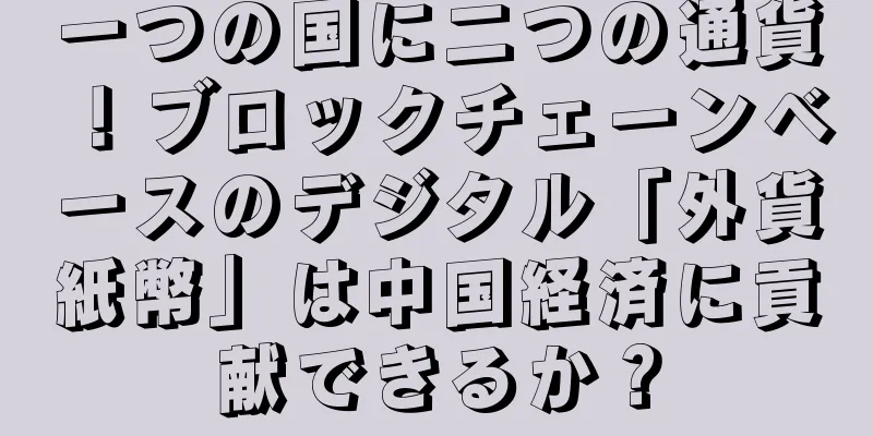 一つの国に二つの通貨！ブロックチェーンベースのデジタル「外貨紙幣」は中国経済に貢献できるか？