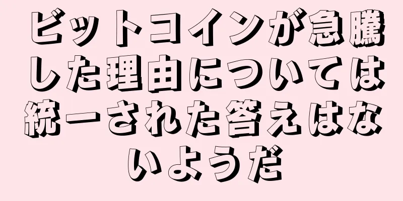 ビットコインが急騰した理由については統一された答えはないようだ