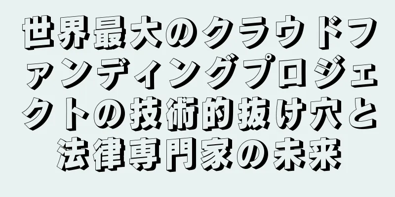 世界最大のクラウドファンディングプロジェクトの技術的抜け穴と法律専門家の未来