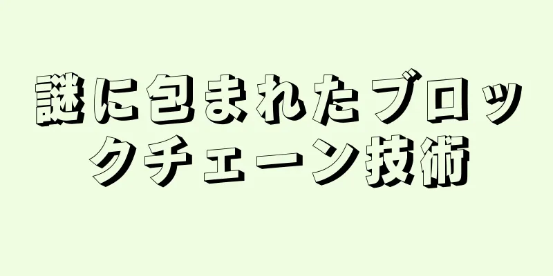 謎に包まれたブロックチェーン技術