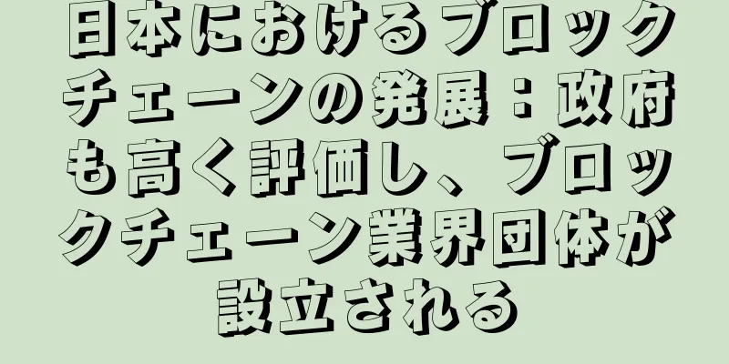 日本におけるブロックチェーンの発展：政府も高く評価し、ブロックチェーン業界団体が設立される