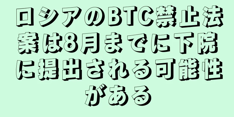 ロシアのBTC禁止法案は8月までに下院に提出される可能性がある