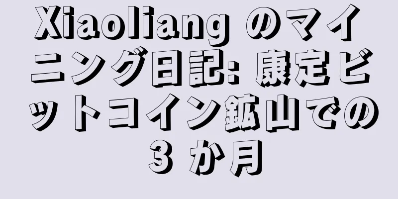 Xiaoliang のマイニング日記: 康定ビットコイン鉱山での 3 か月