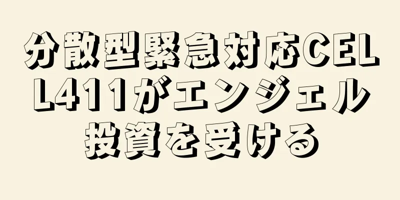 分散型緊急対応CELL411がエンジェル投資を受ける