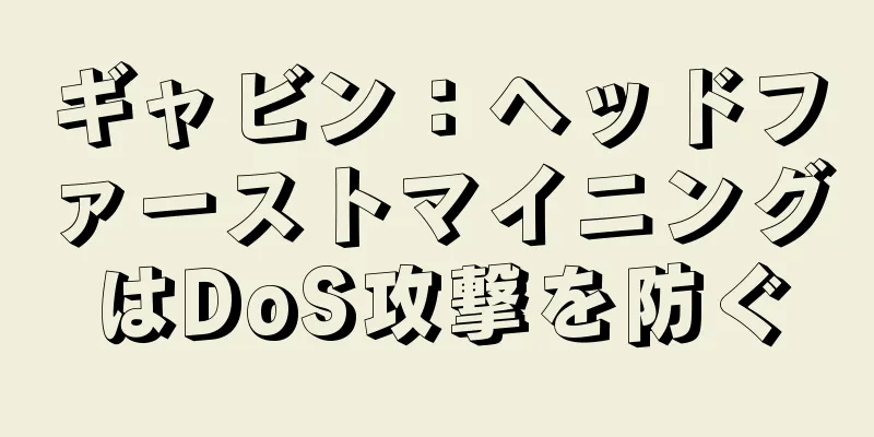 ギャビン：ヘッドファーストマイニングはDoS攻撃を防ぐ
