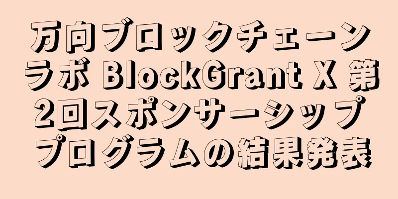 万向ブロックチェーンラボ BlockGrant X 第2回スポンサーシッププログラムの結果発表