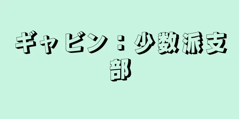 ギャビン：少数派支部