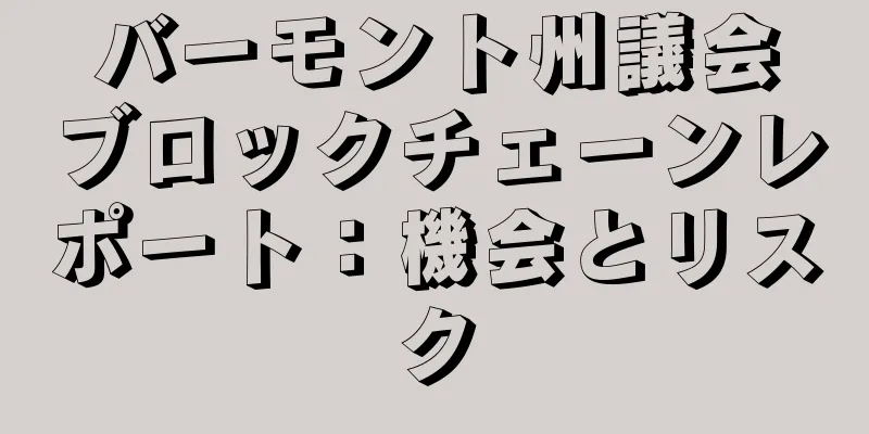 バーモント州議会ブロックチェーンレポート：機会とリスク