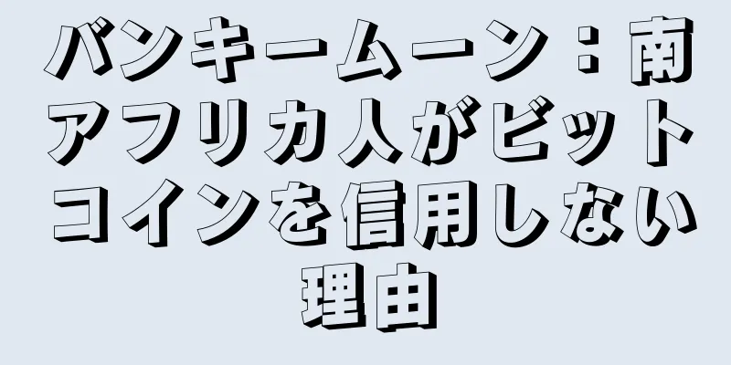 バンキームーン：南アフリカ人がビットコインを信用しない理由