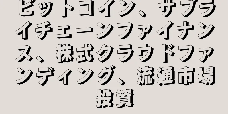 ビットコイン、サプライチェーンファイナンス、株式クラウドファンディング、流通市場投資