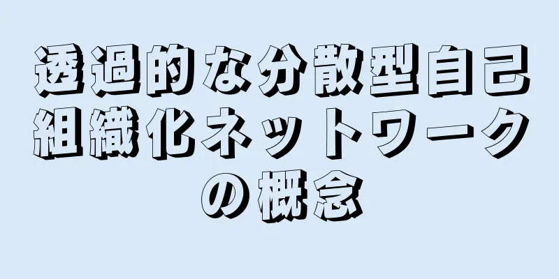 透過的な分散型自己組織化ネットワークの概念