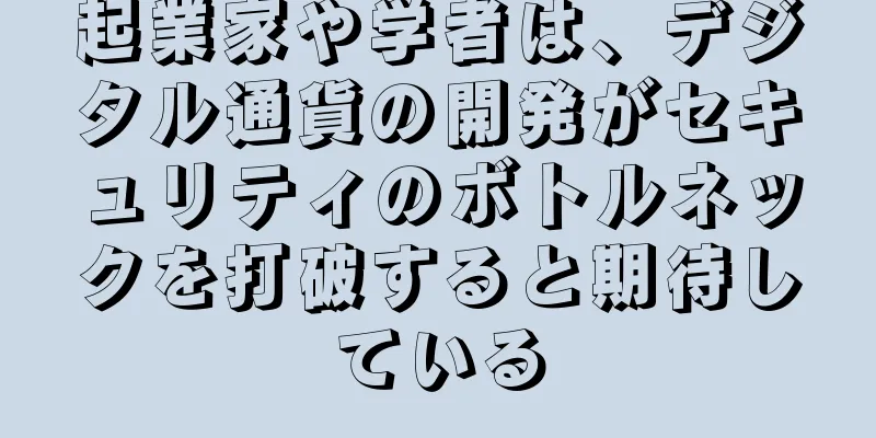 起業家や学者は、デジタル通貨の開発がセキュリティのボトルネックを打破すると期待している