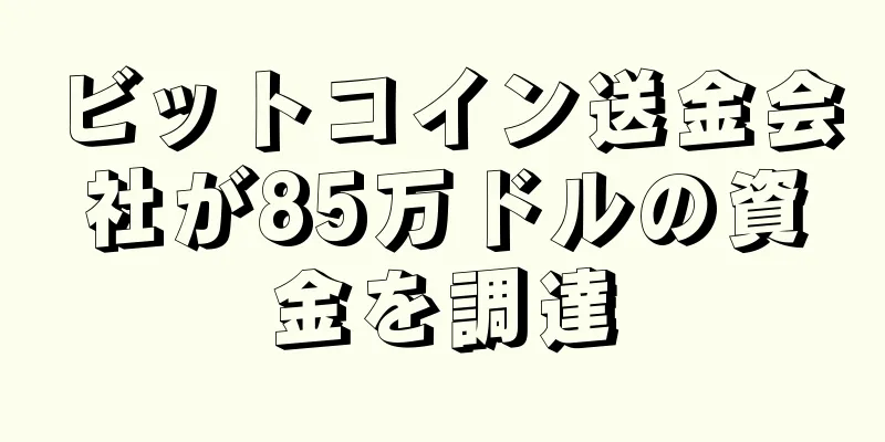 ビットコイン送金会社が85万ドルの資金を調達