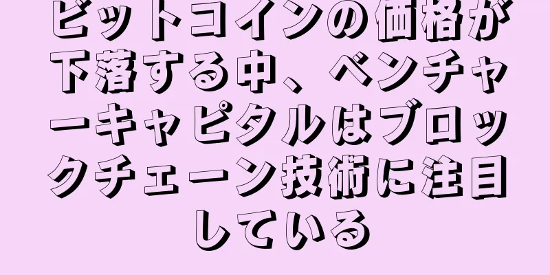 ビットコインの価格が下落する中、ベンチャーキャピタルはブロックチェーン技術に注目している